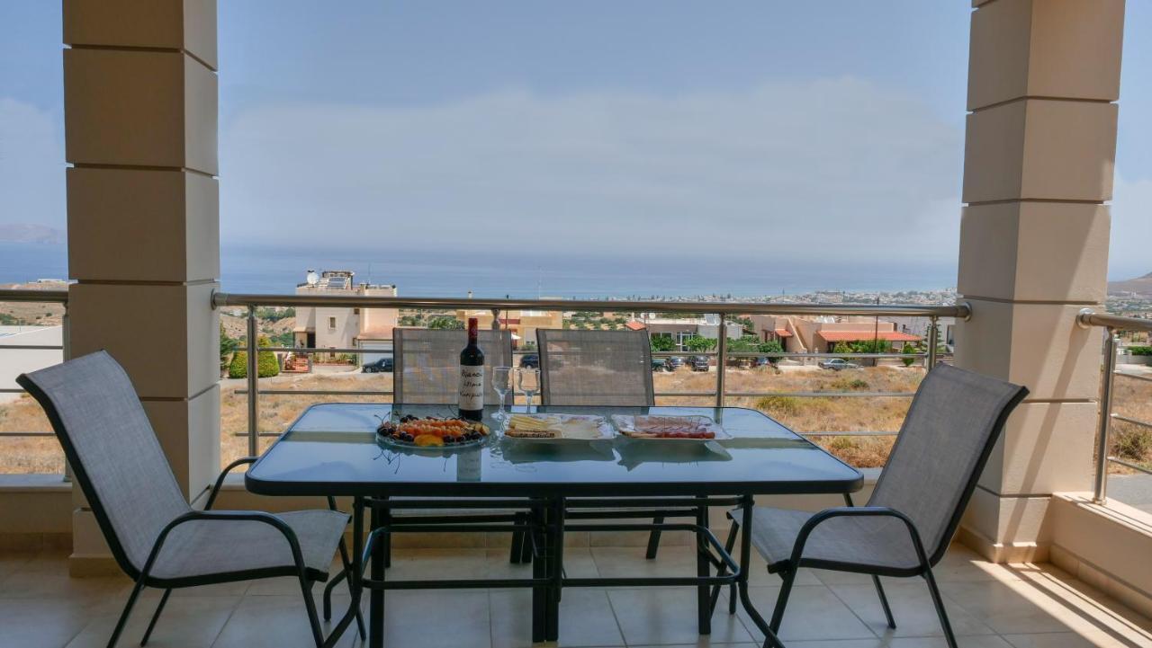 Azur Horizon Oceanview House Apartment Kokkini Hani ภายนอก รูปภาพ